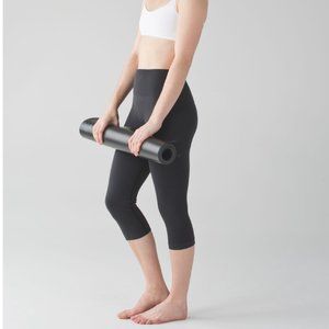 Lululemon Flow & Go Crop Black 8